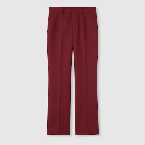 Hose aus Wolle und Seide mit Stickerei
