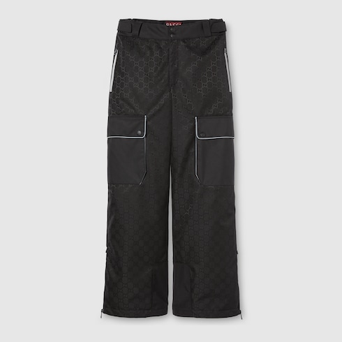 GG technical fabric jacquard pant
