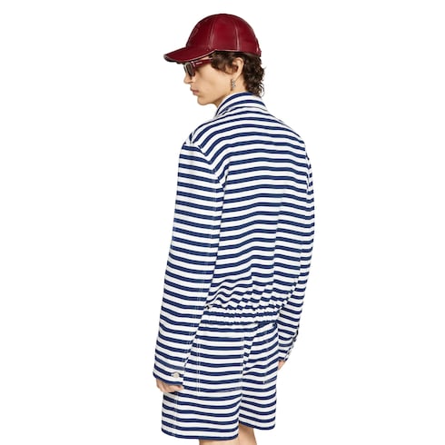 Chaqueta con GG, estampado y cremallera