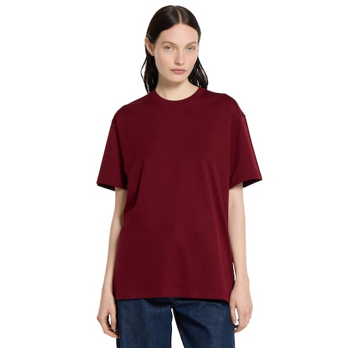 T-Shirt aus Baumwolljersey mit Logo