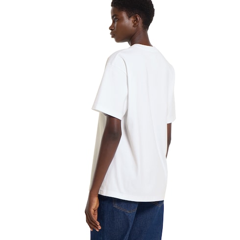 Soft cotton jersey T-shirt with print
