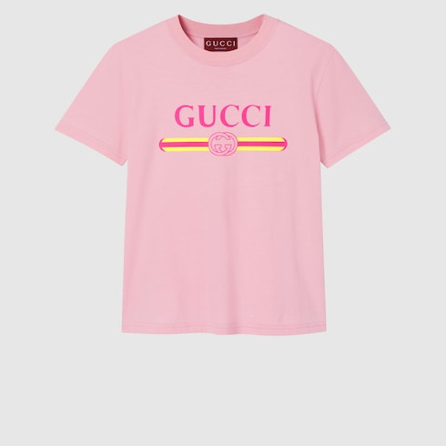 Playera de punto de algodón con estampado