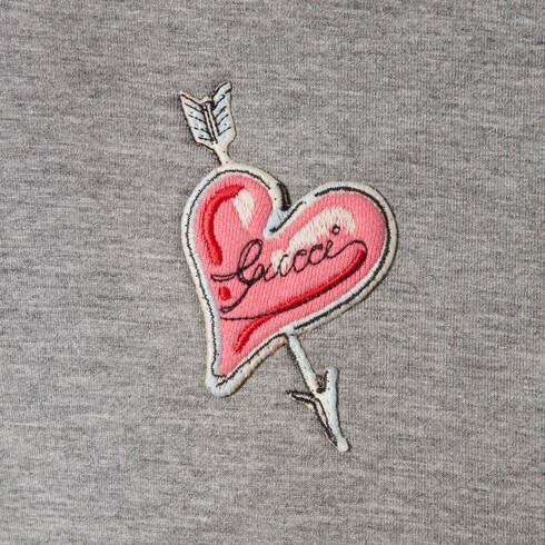 Jersey hooded sweatshirt with print