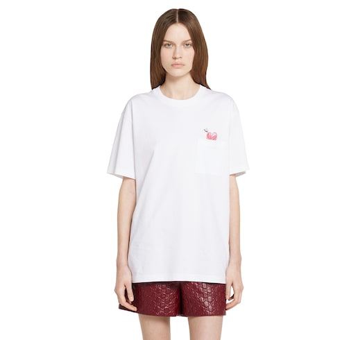 Cotton jersey T-shirt with print