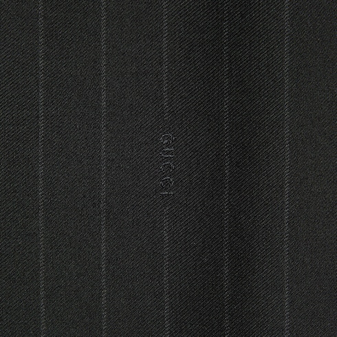 Pinstripe Gucci wool jacquard pants