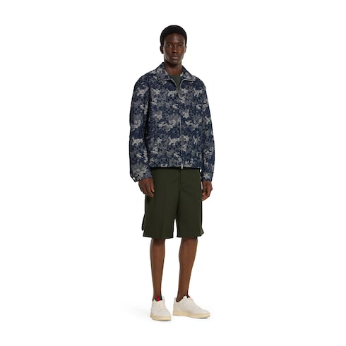 Giacca in denim GG jacquard