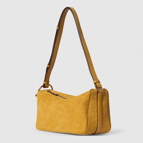 Bolso de hombro Gucci Half Horsebit mediano