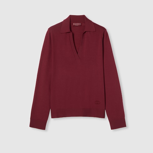 Polo en laine extra-fine