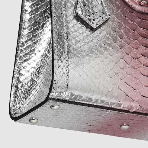 Gucci Diana python small tote bag