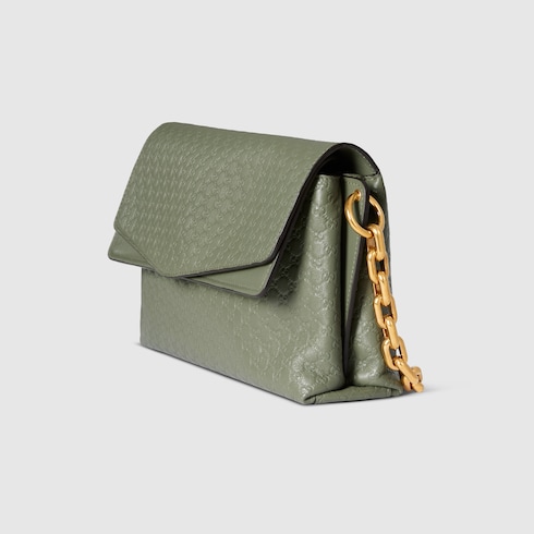 Medium shoulder bag with chain