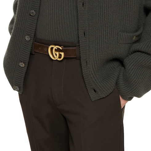 Schmaler GG Marmont Gürtel