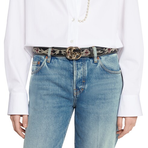 Ceinture fine GG Marmont