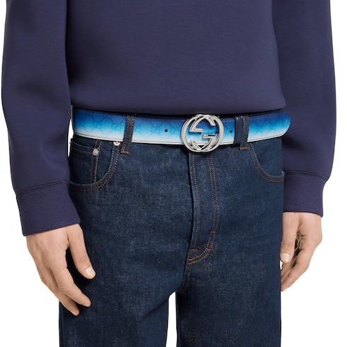 Gucci Chroma belt with Interlocking G