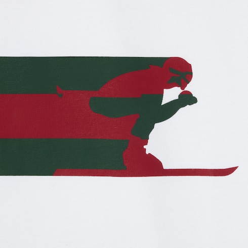 Camiseta de punto de algodón con estampado