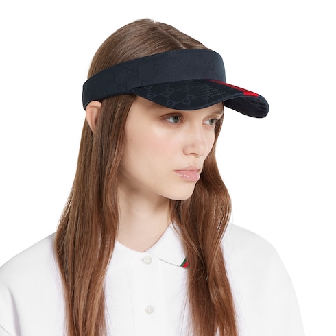 Visera de lona GG con tribanda Web