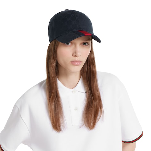 Casquette en coton GG avec bande Web