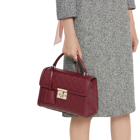 Padlock medium top handle bag
