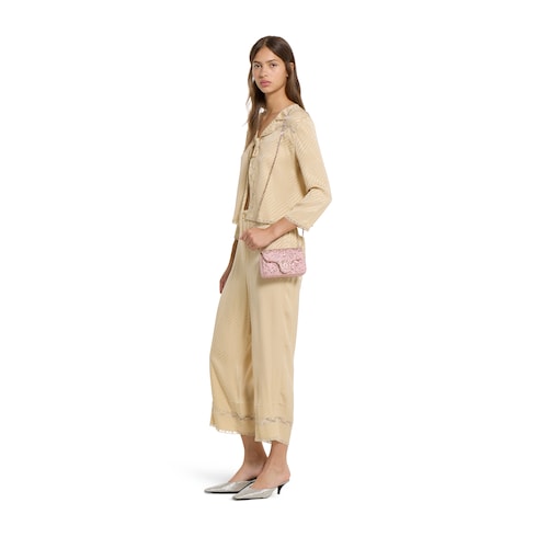 〔GGマーモント〕クリスタル ミニ ショルダーバッグ