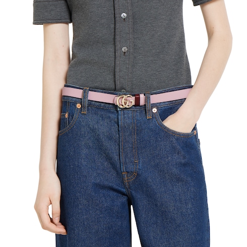 Reversible GG Marmont thin belt