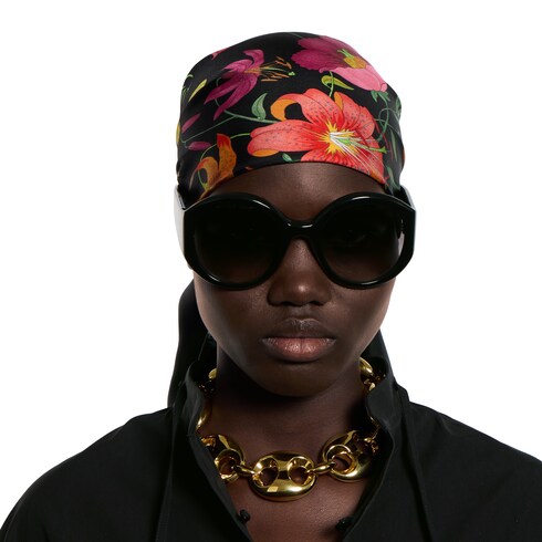 Sonnenbrille mit rundem Rahmen