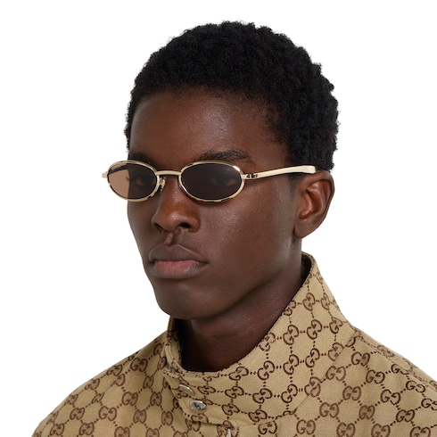 Lunettes de soleil ovales