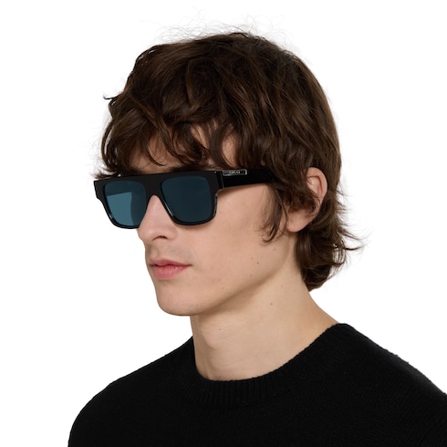 Rectangular frame sunglasses