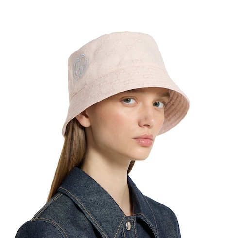 GG cotton canvas bucket hat
