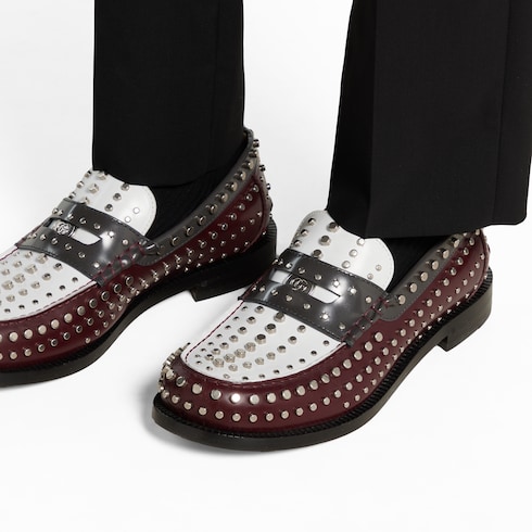 Men's loafer with removable detail