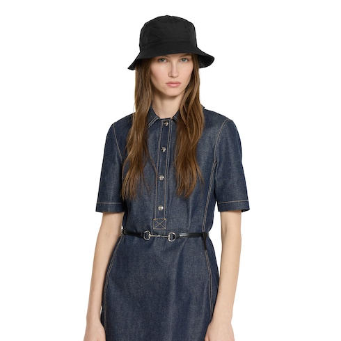 Sombrero bucket de nylon con GG reversible