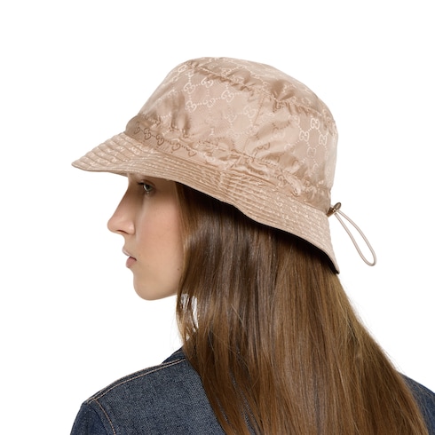 Reversible GG nylon bucket hat