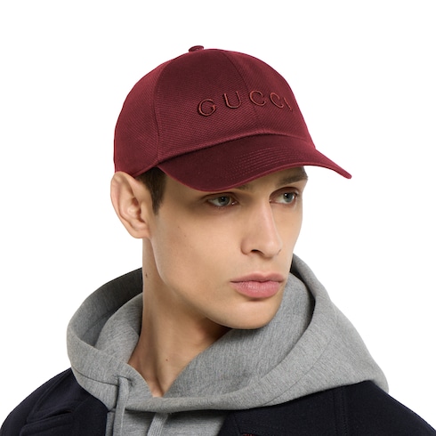 Casquette en coton avec broderie