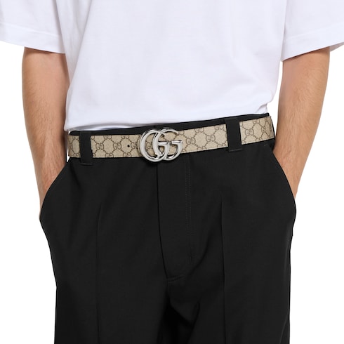 Ceinture réversible GG Marmont