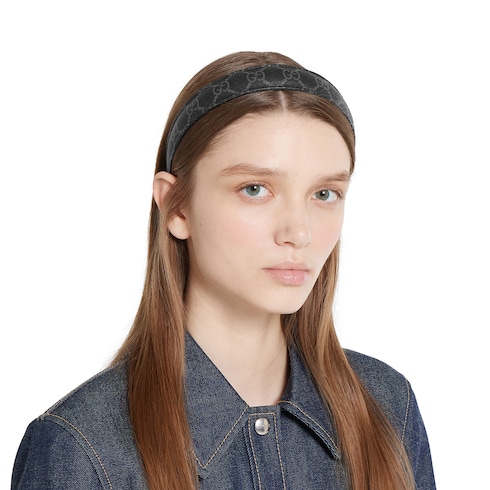 Serre-tête en tissu GG