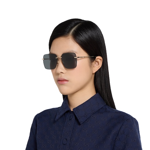 Low nose bridge fit sunglasses