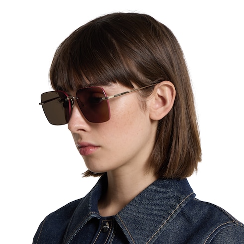 Lunettes de soleil à pont bas
