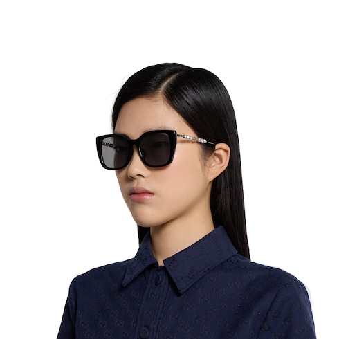 Low nose bridge fit sunglasses