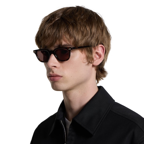 Sonnenbrille mit ovalem Rahmen