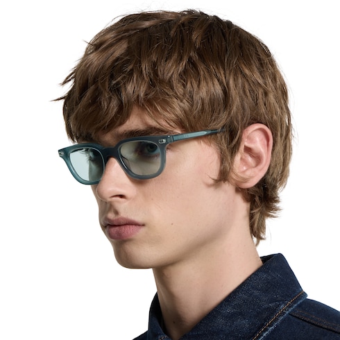 Sonnenbrille mit ovalem Rahmen