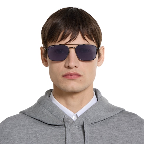 Gafas de sol con puente de la nariz bajo