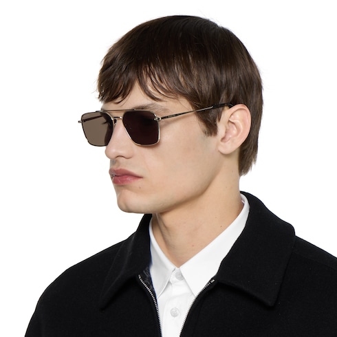 Specialized fit rectangular sunglasses