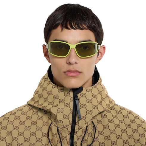 Rectangular frame sunglasses