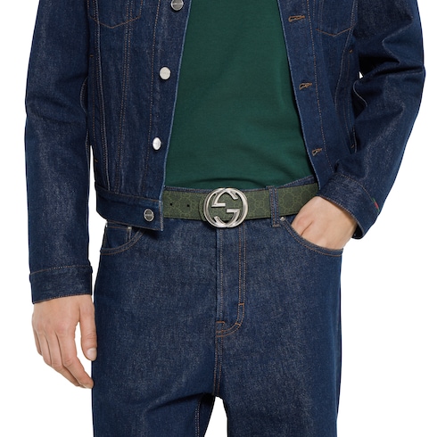 インターロッキングG バックル付き リバーシブル ベルト