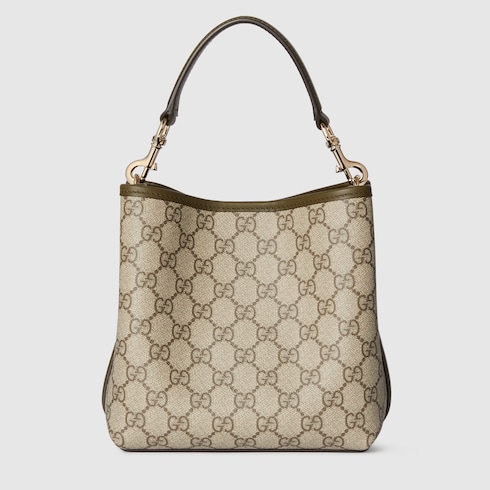 Borsa a secchiello GG Emblem misura piccola