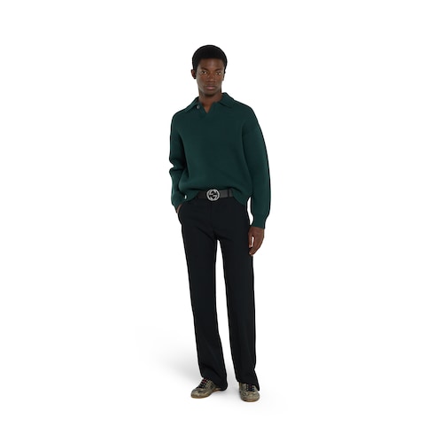 Ceinture réversible avec boucle GG