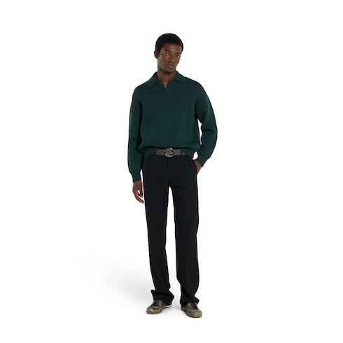 Reversible belt with Interlocking G buckle