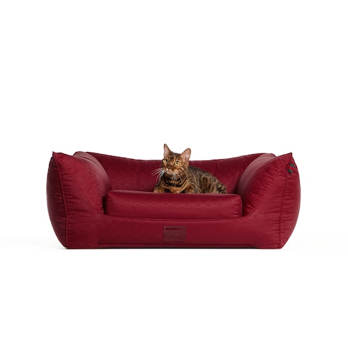 Small GG nylon pet bed