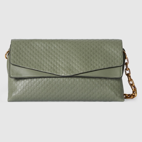 Große Schultertasche mit Kette