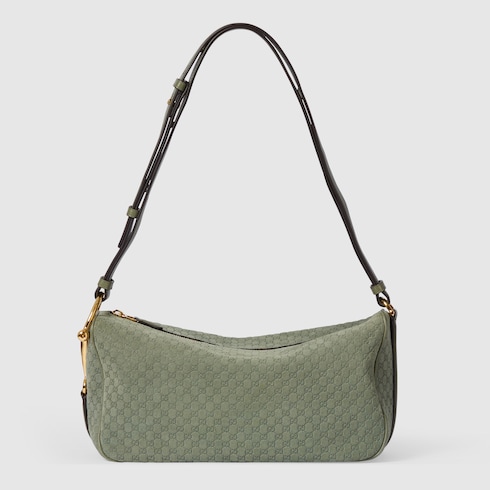 〔グッチ ハーフ ホースビット〕ミディアム ショルダーバッグ