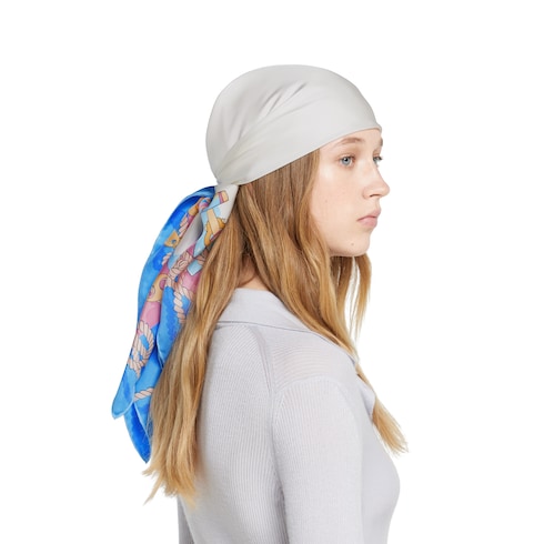 90x90项目印花桑蚕丝方巾