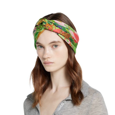 Carré de soie à imprimé projet 90 x 90